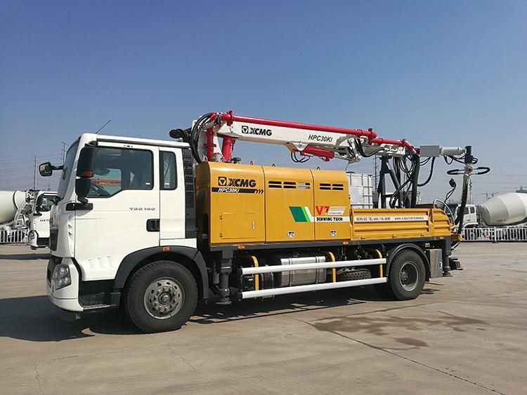 XCMG Schwing Official 132kw Truck Mounted Concrete Spraying Machine Hpc30V Shotcrete Machine with HOWO Chassis Price