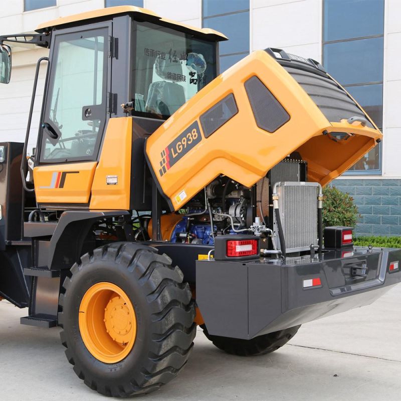 2ton China Mini Wheel Loader Farm Loader with CE Certificate
