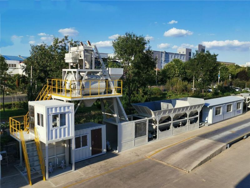 Container Modular Concrete Mixing Machine for 50m3