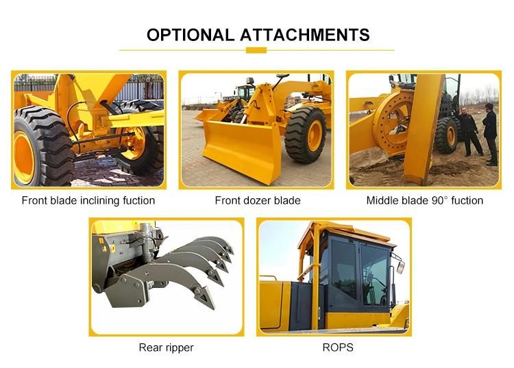 Hydraulic Motor Grader Small Road Construction Machinery Py100