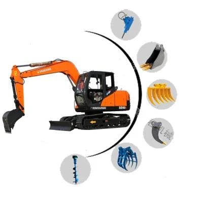 Hot Sale Earth Moving Machinery Construction Equipment SD90e 9 Ton Excavator for Sale
