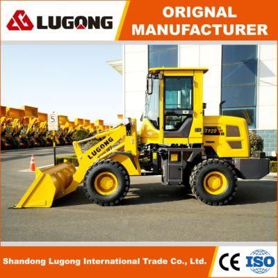 Lugong 1.5 Ton Mini Loader Wheel Loader for Farm and Garden Use