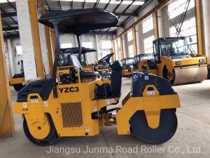 Road Machinery Factory 3 Ton Double Wheel Vibratory Roller (YZC3)