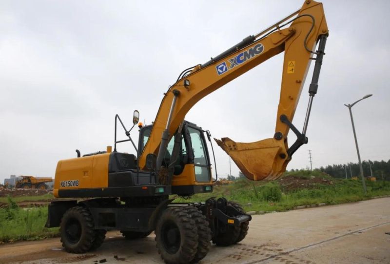 XCMG Official Hydraulic Excavator Xe150wb 15 Ton Bucket Wheel Excavator