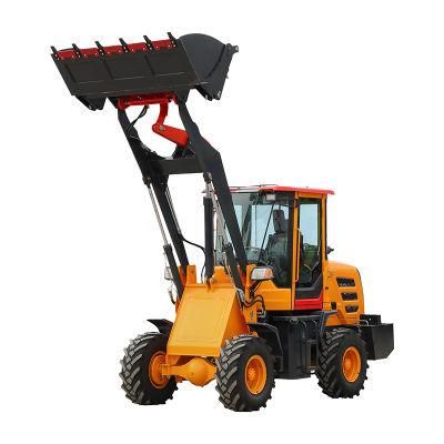 Cheapest Customized Newly Designed 1.2 Ton Construction Machinery Wheel Loader with Attachments