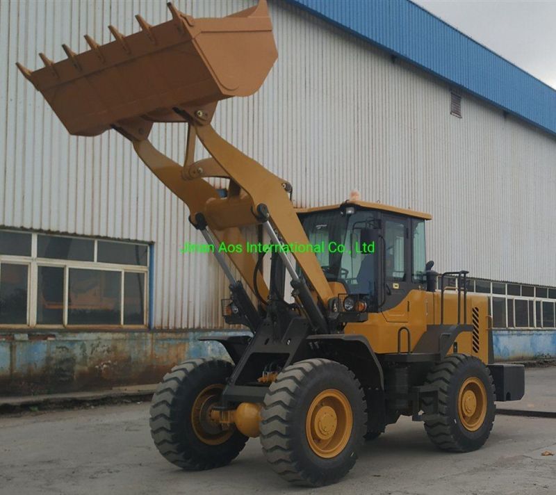 3ton Capacity Mini Wheel Front Loader Construction Machine