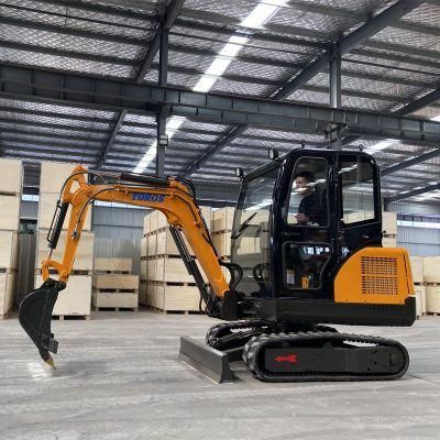 China Hydraulic Digger 2000kg Mini Excavator with 0.06cbm Bucket