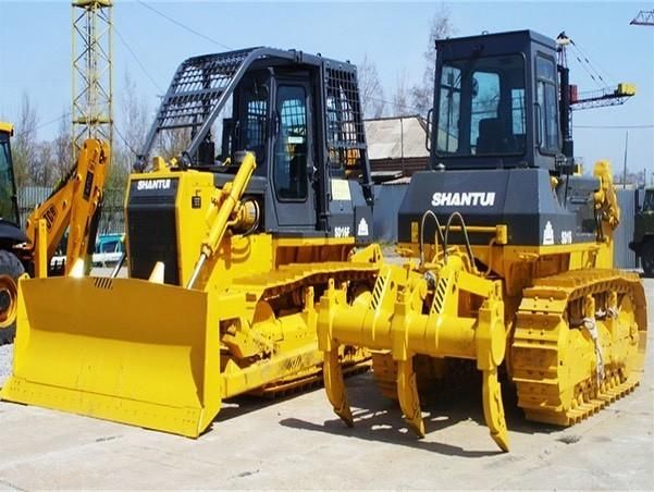 China Shantui Bulldozer SD16 with Spare Parts (three shrink ripper, RTs cabin and others)