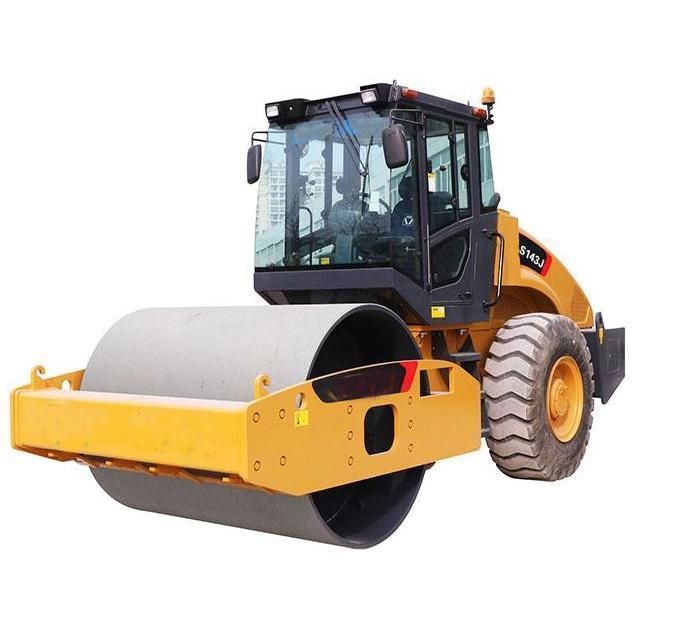 Road Construction Machinery 14ton Single Drum Smooth Roller Xs143j for Sale