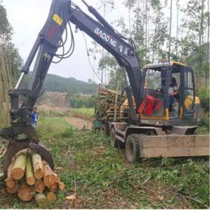 Wheel Loader Excavator Wood Grab Loader Bd95