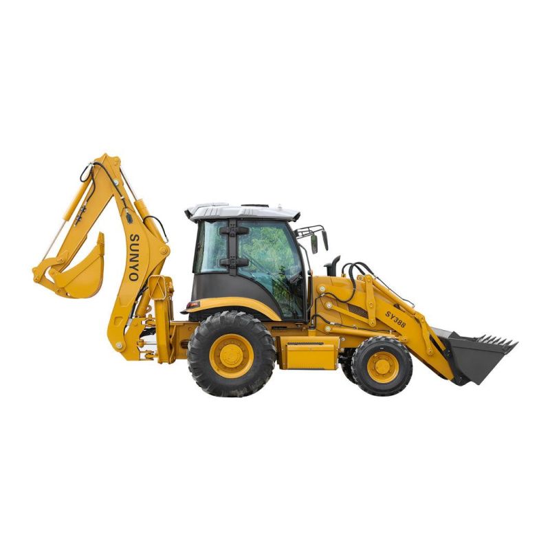 Brand New Sy388 Sunyo Backhoe Loader as Skid Steer Loader