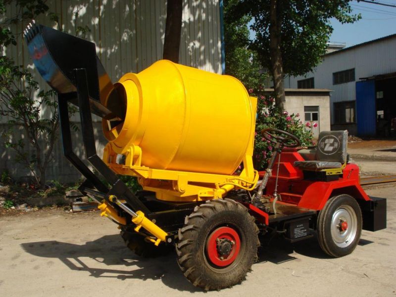 Gt80 Hydraulic Transmission Self Loading Mobile Concrete Mixer/ Cement Blender/Easy Operate Mixer/Small Cost Construction Mixer