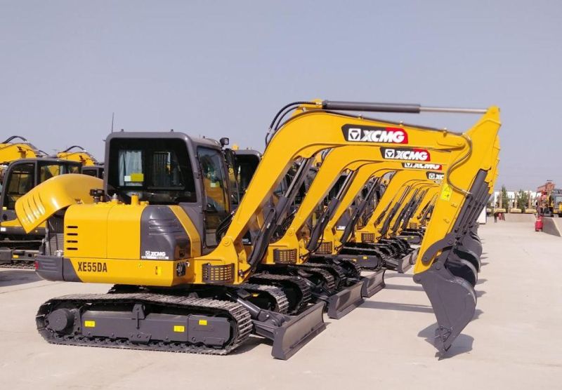 XCMG Factory Brand New Xe55D 5.5 Ton Chinese Cheap New Mini Crawler Excavator Price for Sale