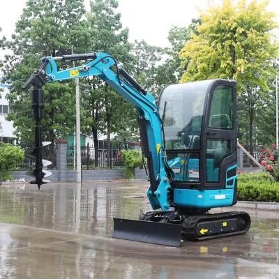 Hydraulic Mini Crawler Excavators Amphibious New Small Digger 1.8ton Excavator with Cab for Sale