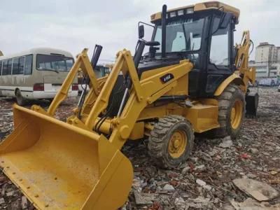 Used Caterpilla Cat416 Cat420 430 Backhoe Loader Excavator 4X4 Wheel Mini Towable Backhoe Loaders with Double Traction Caterpillar Backhoe 416
