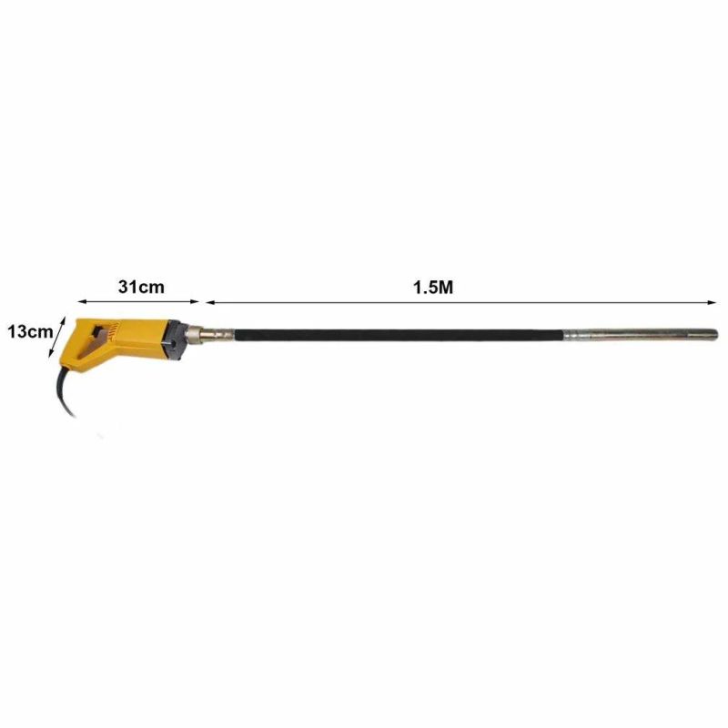 High Speed Hand Held Electric Portable Concrete Vibrator with Construction Engineering with Hose