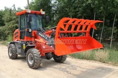 1.2 Ton Front End Loader (HQ912) with Grapple Bucket