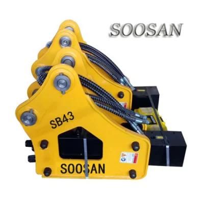 Soosan Sb43 Small Excavator Hydraulic Mute Rock Hammer