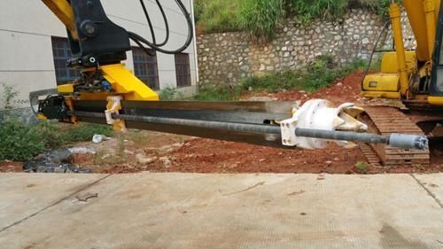 Excavator Attachment for Construction Works Excavator Mounted Drill Rig Pd90