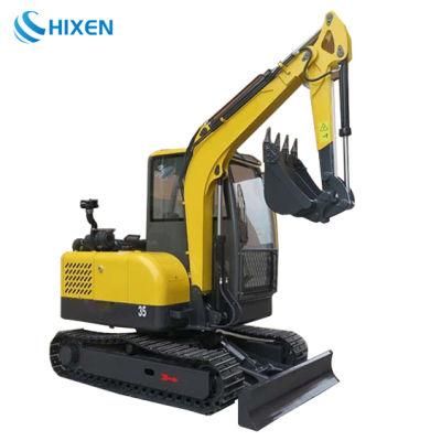 Chinese 2ton 2.5ton 3ton 3.5 Ton Crawler Small Digger Mini Excavator Price for Sale