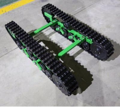 Rubber Track Undercarriage Chassis 1180mm*890mm*285mm for All Terrain Robot