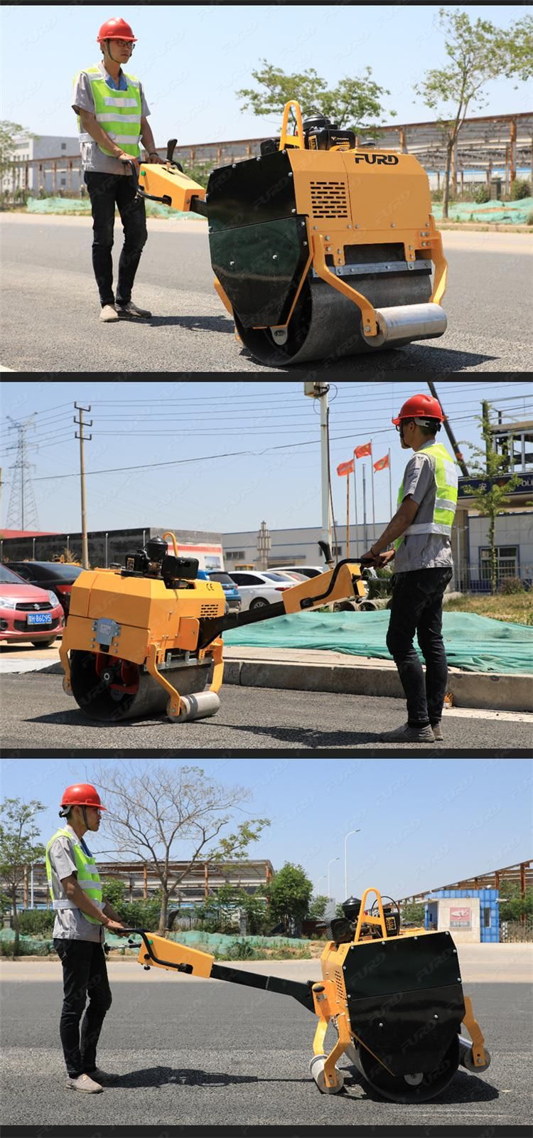 500kg Single Drum Mini Hydraulic Compaction Machine Road Roller with Good Price