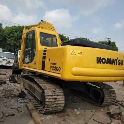 Used Second Hand Komatsuu PC200-6 PC200-8 PC 210-7 0.8m3 Crawler Excaator