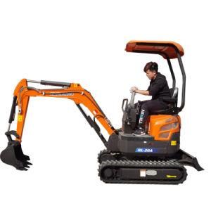 China Factory Supplier Cheap Mini 1.5 Ton Mini Excavators Mini Diggers for Construction Equipment
