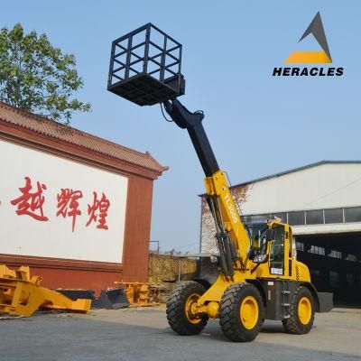 Heracles Tl3000 Telescopic Loader with Pallet Fork Popular for Farm Use