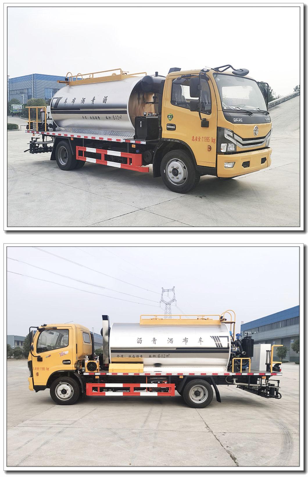 China Manufacturer Bitumen Paver Asphalt Distributor Truck with Conducting Oil Heating System