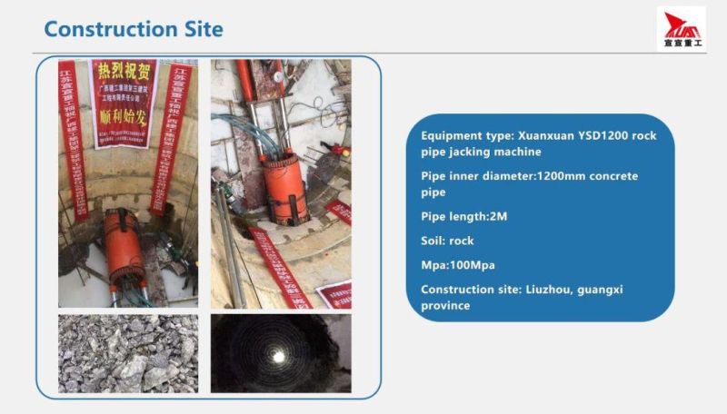 Civil Engineering Intermediate Jacking Station with 3000mm Machine for Long Jacking Distance