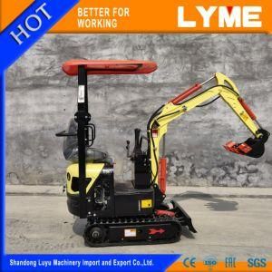 Convenient and Sturdy 1 Ton Mini Excavator with Different Replaceable Accessories