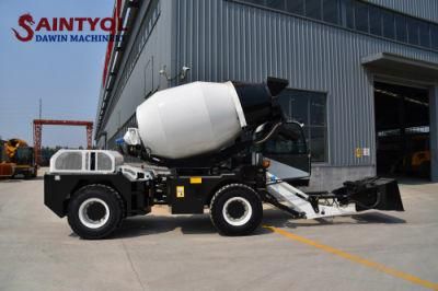 Customized Concrete Mixer with Shovel Electric Weighing and Lifted Drum
