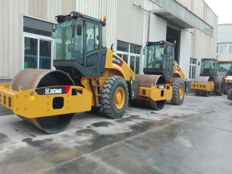 14 Ton Mechanical Drive Single Drum Vibratory Mini Road Roller Xs143j
