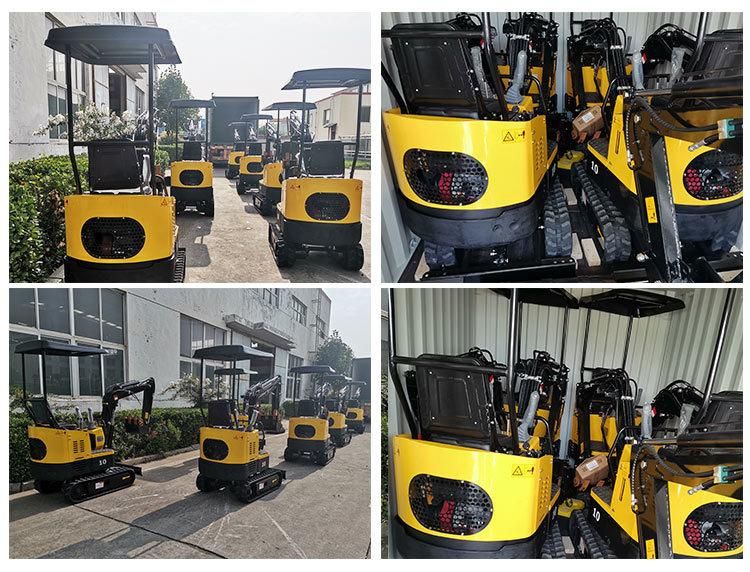 China Sell Multi-Function CE Certificate 1ton Small Crawler Electric Mini Excavator for Europe Small Projects