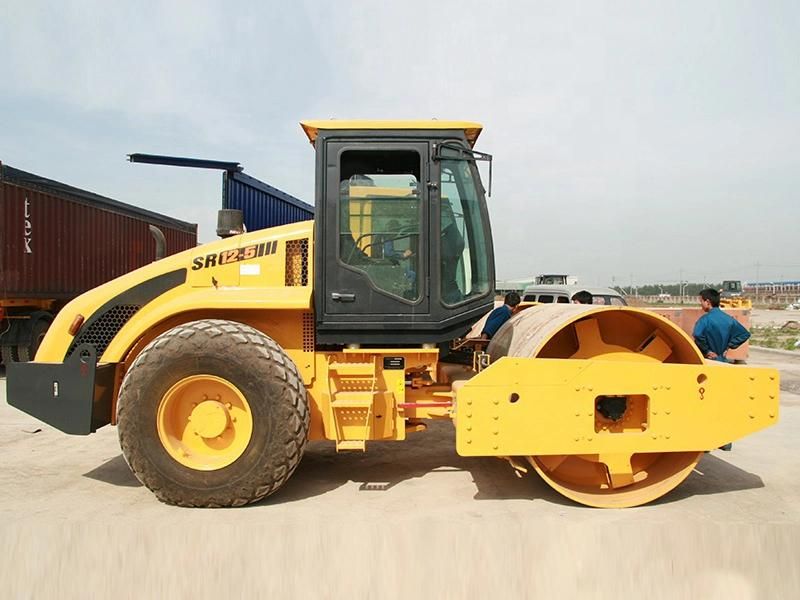 Single Drum Vibratory Road Roller Sr12-5 Road Roller Powered by Full Hydraulic for Sale