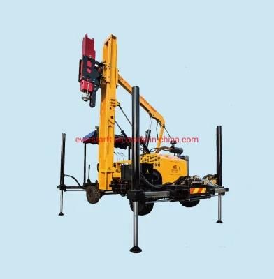 Maintenance Piling Machine Multifunction Pile Driver with Lifting Guard Rail