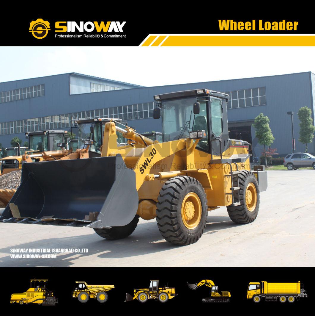 1.7m3 Front End Wheel Loader 3ton Shovel Loader for Sale