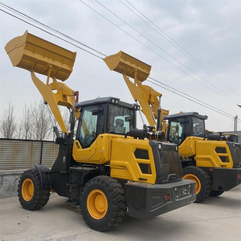 Walker-940 4WD Small Wheel Loader Diesel Mini Loader Skid Steer Loader 1.2 Ton Forklift Backhoe Front Loader
