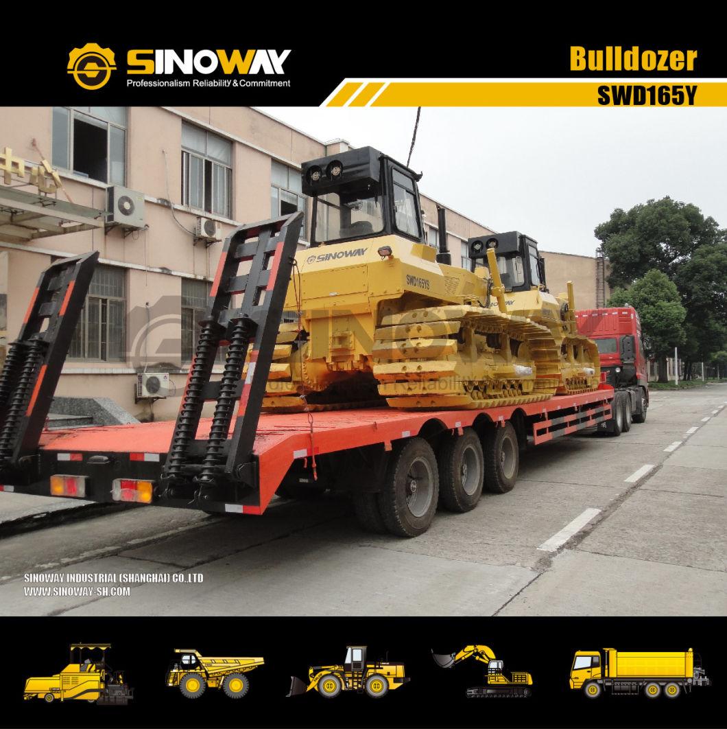Chinese 17.8ton Hydraulic Bulldozers with Winch and Rear Ripper