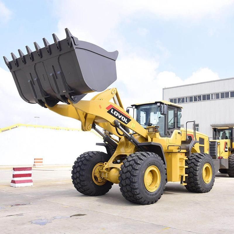 Lovol Cheap 5ton Wheel Loader FL958h with Quick Hitch