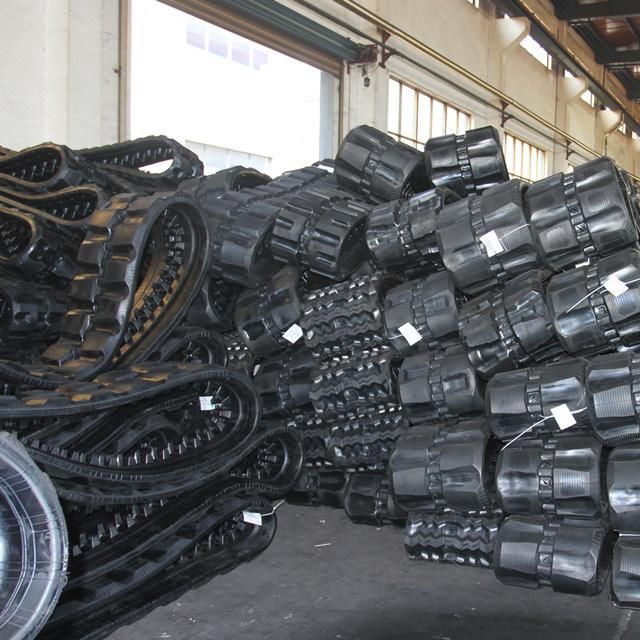 All Terrain Robot Agricultural Machineries of Rubber Track Chassis Undercarriage Tracked Chassis