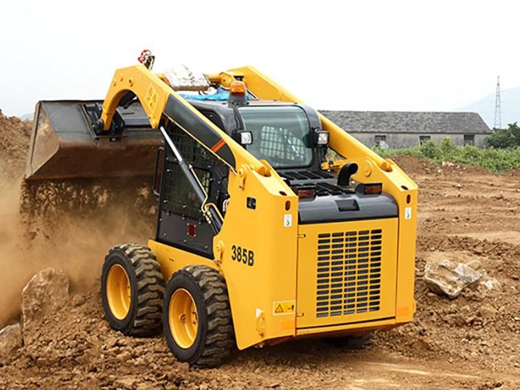 Lonking Skid Steer Cdm307 Cdm308 Cdm312 Closed Cabin AC Kubuta Engine Xinchai New Used Mini Loader