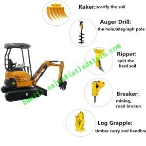 2.0t Micro Mini Digger Small Excavator Price Xn20 Mini Excavator