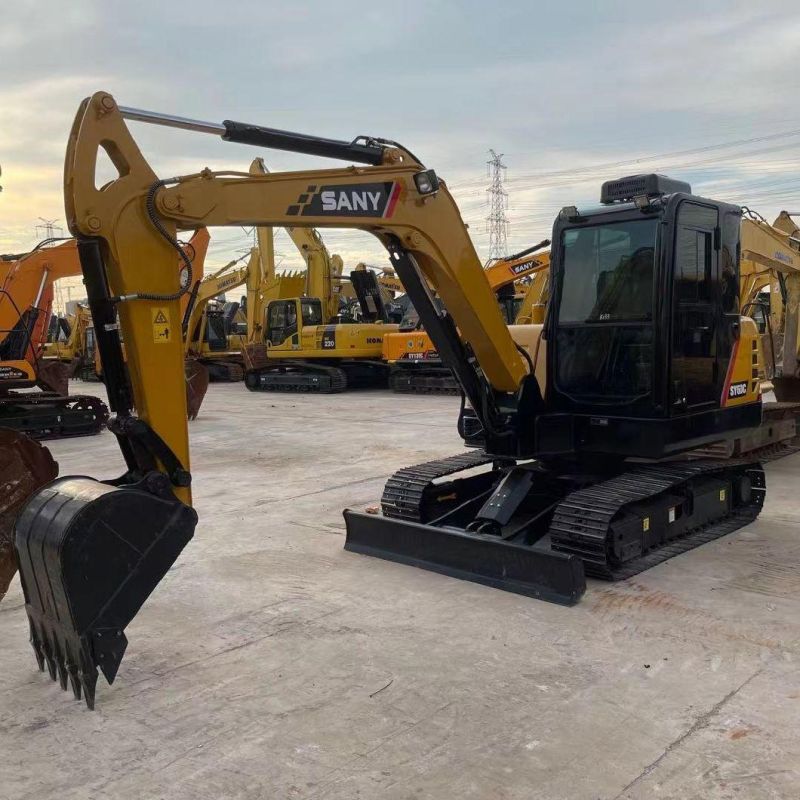 Used Excavator 6 Ton Crawler Hydraulic Crawler Small Mini Excavator Good Condition Mining Secondhand Excavadora Usada Sany Sy60c Pell Producto Excavators