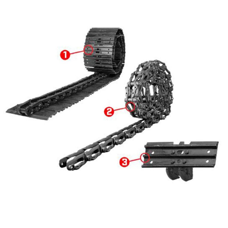 Hot Sale Good Quality Excavator Track Shoe Assembly for PC20, PC30