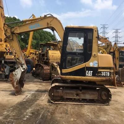 Used/Secondhand Original Cat 307b Crawler Excavator 7t with Perfect Condition in Cheap Price for Hot Sale