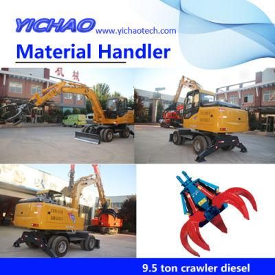 Orange Peel Swing Grab Wheel Material Handler