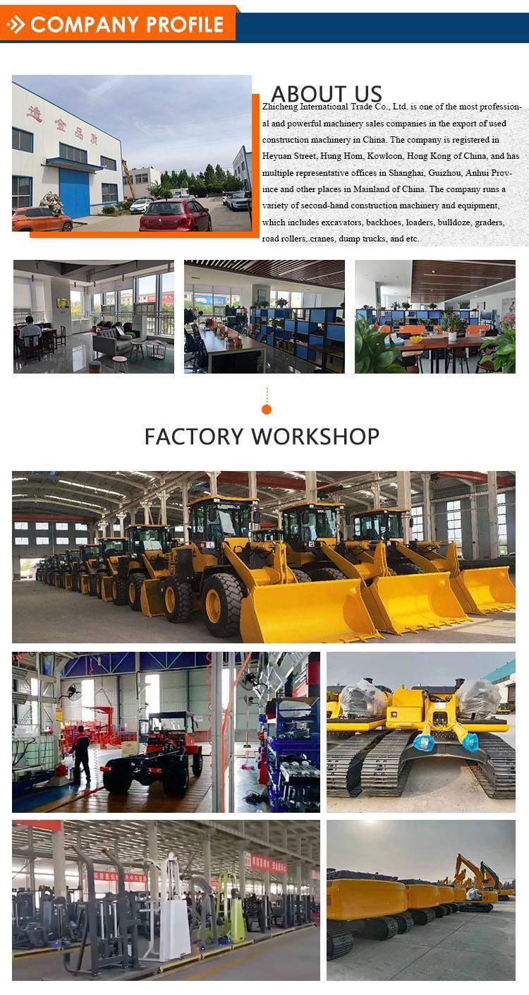 Mining Work Tractor Good Condition Earth Moving Wheel Payloader China Loader Construction Machine 3t 5 Ton 8 Ton 956 936 958 Wheel Loader 946 Wheel Loader