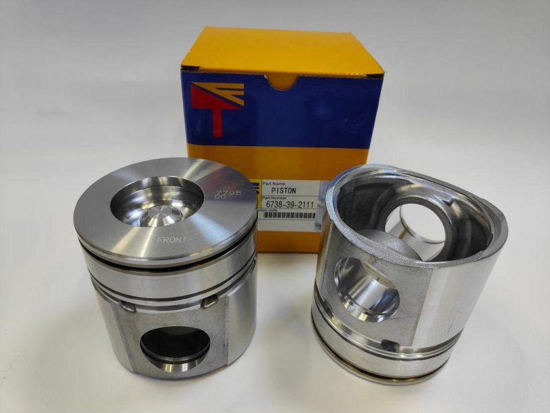High Quality Diesel Engine Mechanical Parts Piston 6738-39-2111 for Engine Parts PC200-7 S6d102 Generator Set